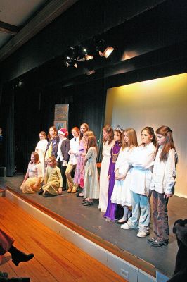 Beauty Is A Beast
The Young People's Theater group of the Marion Art Center recently staged "Beauty is a Beast," directed by Annie Giddings, in the Art Center's theater. (Photo by Robert Chiarito).
