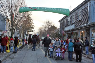 Christmas Village
People filled Marion's center village area to participate in all kinds of festive entertainment during the annual Village Stroll held on Sunday, December 14. (Photo by Robert Chiarito).


