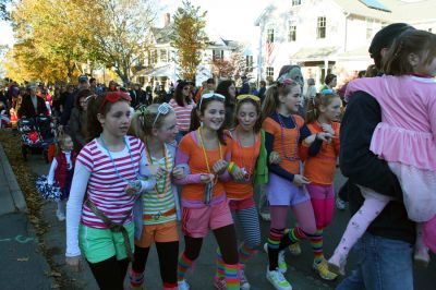 Marion Halloween Parade 2008
The good witches of the Marion Art Center once again led a parade of little ghouls and goblins through the streets of Marion Village on October 31. (Photo by Robert Chiarito).
