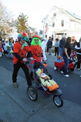 Marion Halloween Parade 2008
The good witches of the Marion Art Center once again led a parade of little ghouls and goblins through the streets of Marion Village on October 31. (Photo by Robert Chiarito).
