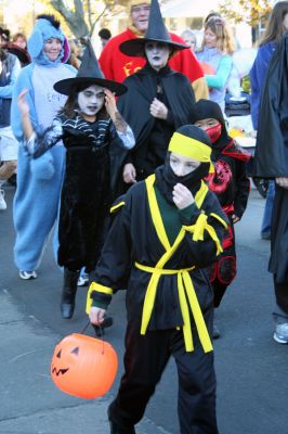 Marion Halloween Parade 2008
The good witches of the Marion Art Center once again led a parade of little ghouls and goblins through the streets of Marion Village on October 31. (Photo by Robert Chiarito).
