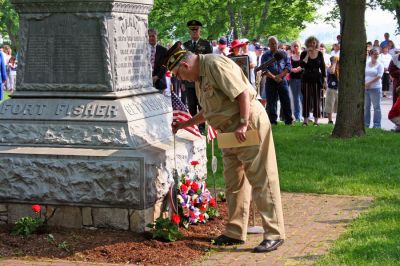 Memorial Day 2007
All of the town's past veterans were honored with flowers and flags placed at various memorials during Memorial Day Exercises held in Marion on Monday, May 28. (Photo by Robert Chiarito).
