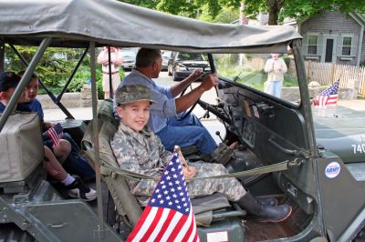 Memorial Day 2007
A small soldier displays his patriotism during Marion's Annual Memorial Day Parade held on Monday morning, May 28. (Photo by Robert Chiarito).
