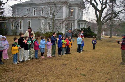 It IS Rocket Science!
The Marion Natural History Museum held an after-school program titled Rocket Science on March 15 which used weights and balances to see how rockets work. A group of students learned general principles and after constructing a small rocket got the chance to go outside to try them out. (Photo courtesy of Elizabeth Leidhold).

