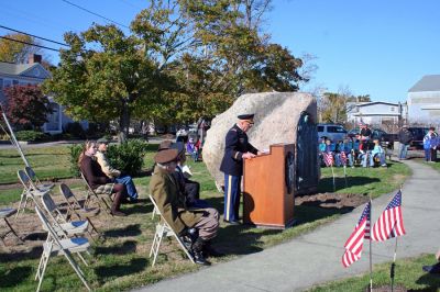 Marion Veterans Day 2007
Veterans Day Ceremonies held on Sunday, November 11, 2007 at Veterans Memorial Park (Old Landing) in Marion, MA. (Photo by Robert Chiarito).
