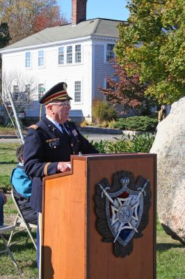 Marion Veterans Day 2007
Veterans Day Ceremonies held on Sunday, November 11, 2007 at Veterans Memorial Park (Old Landing) in Marion, MA. (Photo by Robert Chiarito).
