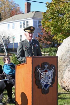 Marion Veterans Day 2007
Veterans Day Ceremonies held on Sunday, November 11, 2007 at Veterans Memorial Park (Old Landing) in Marion, MA. (Photo by Robert Chiarito).
