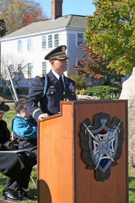 Marion Veterans Day 2007
Veterans Day Ceremonies held on Sunday, November 11, 2007 at Veterans Memorial Park (Old Landing) in Marion, MA. (Photo by Robert Chiarito).
