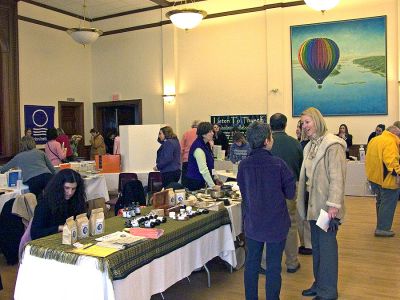 Marion Wellness Fair
The Marion Institute sponsored their annual Wellness Day Community Health Fair at the Marion Music Hall on Saturday, January 27. The event was a gathering of those seeking to find ways to live a healthier lifestyle and featured a wide array of wellness practitioners from throughout the South Coast area. Many of the practitioners and vendors at the event offered a wealth of information regarding alternate and non-traditional methods of treating the body, mind and spirit. (Photo by Robert Chiarito).
