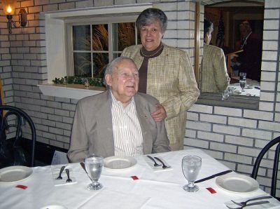 Local Lions
Rita Arsanault, President of the New Bedford Lions Club, and her husband Gerry were guests of the Mattapoisett Lions Club at their recent joint induction ceremony of new members held on October 24 at the Mattapoisett Chowder House.

