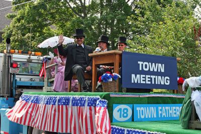 Mattapoisett Sesquicentennial Parade
Mattapoisett's 150th Celebration Parade was held on Saturday, August 4, kicking off a week filled with various events commemorating the sesquicentennial of the town's incorporation. (Photo by Robert Chiarito).
