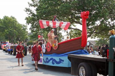 Mattapoisett Sesquicentennial Parade
Mattapoisett's 150th Celebration Parade was held on Saturday, August 4, kicking off a week filled with various events commemorating the sesquicentennial of the town's incorporation. (Photo by Kenneth J. Souza).
