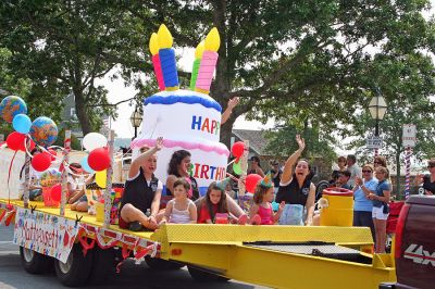 Mattapoisett Sesquicentennial Parade
Mattapoisett's 150th Celebration Parade was held on Saturday, August 4, kicking off a week filled with various events commemorating the sesquicentennial of the town's incorporation. (Photo by Kenneth J. Souza).
