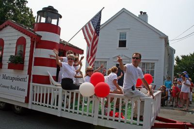 Mattapoisett Sesquicentennial Parade
Mattapoisett's 150th Celebration Parade was held on Saturday, August 4, kicking off a week filled with various events commemorating the sesquicentennial of the town's incorporation. (Photo by Kenneth J. Souza).
