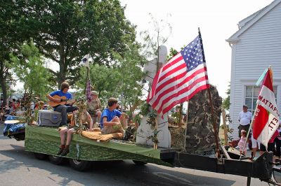 Mattapoisett Sesquicentennial Parade
Mattapoisett's 150th Celebration Parade was held on Saturday, August 4, kicking off a week filled with various events commemorating the sesquicentennial of the town's incorporation. (Photo by Kenneth J. Souza).
