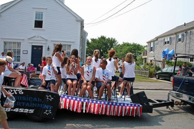 Mattapoisett Sesquicentennial Parade
Mattapoisett's 150th Celebration Parade was held on Saturday, August 4, kicking off a week filled with various events commemorating the sesquicentennial of the town's incorporation. (Photo by Kenneth J. Souza).
