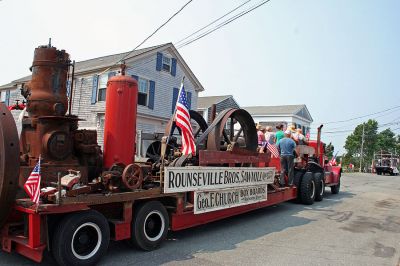 Mattapoisett Sesquicentennial Parade
Mattapoisett's 150th Celebration Parade was held on Saturday, August 4, kicking off a week filled with various events commemorating the sesquicentennial of the town's incorporation. (Photo by Kenneth J. Souza).
