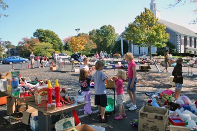 Cancer Benefit
This past weekend on Saturday, October 11, organizers from the Mattapoisett Community Cancer Fund held a yard sale at Saint Anthonys Church on Barstow Street in Mattapoisett to help benefit community members with cancer. (Photo by Robert Chiarito).
