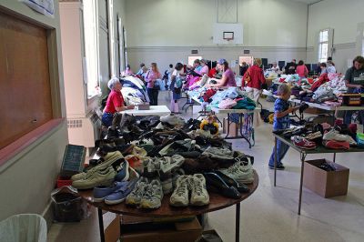 Hall Hunting
The Mattapoisett Congregational Church held their annual Rummage and White Elephant Sale on Saturday, September 29 in the church's Reynard Hall. (Photo by Robert Chiarito).


