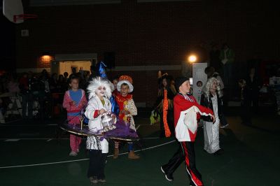 Mattapoisett Halloween Parade 2008
The Mattapoisett Police Department once again sponsored a parade of little ghouls and goblins through the streets of Mattapoisett Village on October 31. A bevy of prizes was awarded for the best costume in various categories and treats were provided to all participants. (Photo by Patricia Aleks).
