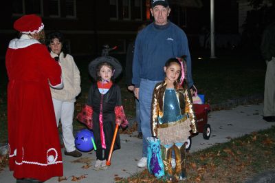 Mattapoisett Halloween Parade 2008
The Mattapoisett Police Department once again sponsored a parade of little ghouls and goblins through the streets of Mattapoisett Village on October 31. A bevy of prizes was awarded for the best costume in various categories and treats were provided to all participants. (Photo by Patricia Aleks).
