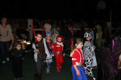 Mattapoisett Halloween Parade 2008
The Mattapoisett Police Department once again sponsored a parade of little ghouls and goblins through the streets of Mattapoisett Village on October 31. A bevy of prizes was awarded for the best costume in various categories and treats were provided to all participants. (Photo by Patricia Aleks).
