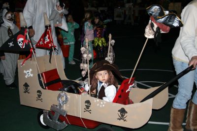 Mattapoisett Halloween Parade 2008
The Mattapoisett Police Department once again sponsored a parade of little ghouls and goblins through the streets of Mattapoisett Village on October 31. A bevy of prizes was awarded for the best costume in various categories and treats were provided to all participants. (Photo by Patricia Aleks).
