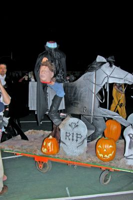 Mattapoisett Halloween Parade 2007
Second Place winner in the Grade 5 and 6 category was Sam Appleton as a Headless Horseman. (Photo by Deborah Silva).
