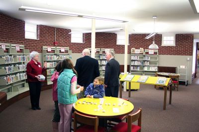 Turn the Page
The newly-renovated and expanded Mattapoisett Free Public Library held a formal Open House on Saturday, March 15 during which some 100 residents were given an opportunity to tour and see the towns new facility. A follow-up grand opening and rededication ceremony is also planned for later this year to coincide with the Fifth Annual Library Day event when the towns many summer residents return on Tuesday, July 15. (Photo by Robert Chiarito).
