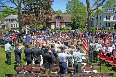Mattapoisett Remembers
The Town of Mattapoisett paid tribute to our armed forces, both past and present, with their annual Memorial Day Parade and Observance held on Monday afternoon, May 26, 2008. (Photo by Kenneth J. Souza).
