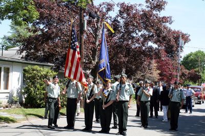 Mattapoisett Remembers
The Town of Mattapoisett paid tribute to our armed forces, both past and present, with their annual Memorial Day Parade and Observance held on Monday afternoon, May 26, 2008. (Photo by Kenneth J. Souza).

