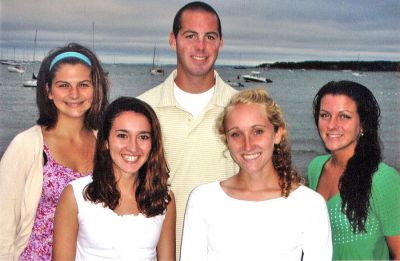 Race Scholars
Seven Old Rochester Regional High School graduates and runners will each receive a $1,000 award from the proceeds of the recent Mattapoisett Road Race held on July 4. On August 6 in Shipyard Park, five of the seven runners were presented their awards, including (from left) Katelyn OBrien, Lindsay Tilden, Peter Asci, Nikita Bourque and Cristiana Pineda. Award winners not pictured: Elizabeth Sylvia and Abby Oldham. (Photo courtesy of Louise Campbell).

