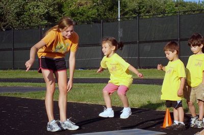 Tracking On
The Mattapoisett Track Club runs has resumed its nine-week summer session, with meets taking place on every Monday and Wednesday through August 13. They take place from 6:00 to 8:00 pm and is open to everyone, ages 3 and up. The club is funded by the summer Mattapoisett Wharf Dances, which take place every Thursday night at 7:00 pm. (Photo by Olivia Mello).


