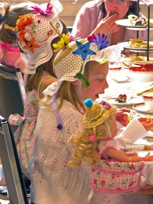 Mother-Daughter Tea
A "Mother-Daughter Tea" was held on Saturday, May 19 in Reynard Hall at the Mattapoisett Congregational Church. The tea featured a Language of Flowers, Fans, and Calling Cards along with a presentation by Donna and Ron Lasko, named the Ultimate Tea Couple by the Tea Association of the USA. (Photo by Robert Chiarito).
