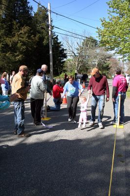 Mother's Day Road Race
The second annual Tiara Classic 5K Mother's Day Road Race stepped off from Oxford Creamery on Route 6 in Mattapoisett on Sunday, May 11, 2008. (Photo by Robert Chiarito).
