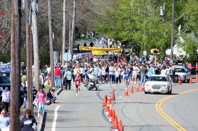 Mother's Day Road Race
The second annual Tiara Classic 5K Mother's Day Road Race stepped off from Oxford Creamery on Route 6 in Mattapoisett on Sunday, May 11, 2008. (Photo by Robert Chiarito).
