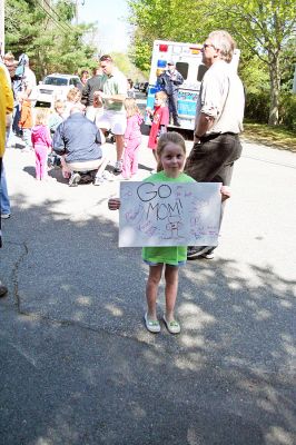 Mother's Day Road Race
The second annual Tiara Classic 5K Mother's Day Road Race stepped off from Oxford Creamery on Route 6 in Mattapoisett on Sunday, May 11, 2008. (Photo by Robert Chiarito).
