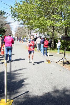 Mother's Day Road Race
Sal Corrao of Mattapoisett finished third overall in the second annual Tiara Classic 5K Mother's Day Road Race which stepped off from Oxford Creamery on Route 6 in Mattapoisett on Sunday, May 11. (Photo by Robert Chiarito).
