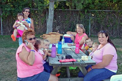 Family Picnic at Ned's Point
Friends and families gathered together in Veterans Memorial Park at Ned's Point in Mattapoisett on Sunday night, August 5 for an old-fashioned family picnic as part of the town's 150th Celebration Week. (Photo by Robert Chiarito).
