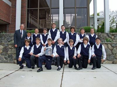 Banding Together
Members of the Old Hammondtown School Jazz Band pose with a copy of The Wanderer after winning a gold medal in competition at Stoughton High School last spring. (Photo by and courtesy of Kathy Eklund).
