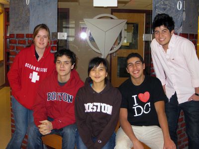 ORR Exchange Students
Foreign exchange students currently attending ORR High School as part of the American Field Service (AFS) program include, from left, Coralie Claude Thonnard from Belgium, Baris Yenigun from Turkey, Orapan Sonmnuwat from Thailand, Omar Moham Emara from Egypt and Carlos Reyes from Columbia. The ORR chapter of AFS will be holding a fund-raising phone-a-thon this weekend to raise money to offset program expenses.
