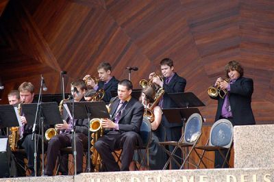 Jazz Gold
The ORR Jazz Band once again performed at Boston's Hatch Shell on Saturday, May 10. They were awarded that honor by receiving a Gold Medal at the State International Association of Jazz Education (IAJE) Competition last month. It was the Jazz Band's seventh straight gold medal at IAJE. (Photo courtesy of Debra Cordeiro).

