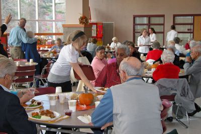 ORR Thanksgiving Dinner
The annual Thanksgiving Dinner for Tri-Town Seniors served at Old Rochester Regional Junior High School on Sunday, November 18, 2007. (Photo by Kenneth J. Souza).
