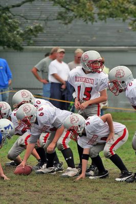 Pee-Wee Football
Old Rochester Youth Footballs (ORYF) Pee Wee team beat Fairhaven, 14-0, on Sunday, September 28 and they are now 3-1-1. (Photo by Robert Chiarito.)


