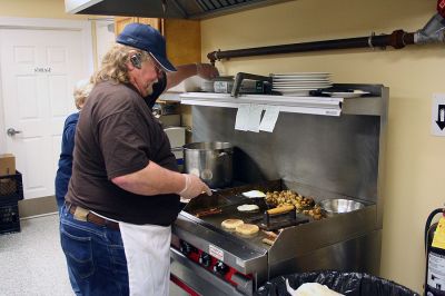 Breakfast in Rochester
The Rochester Senior Center is now open every Monday through Friday from 7:00 am until 9:00 am serving homemade breakfast. This program is open to people of all ages and does not require any kind of reservation. The menu for this new endeavor is simple, hearty and inexpensive. A full breakfast of eggs, a drink, potatoes and toast will cost a diner under $5. The menu is as varied as it is delicious and meals are prepared to order, unlike most fast food restaurants. (Photo by Robert Chiarito).
