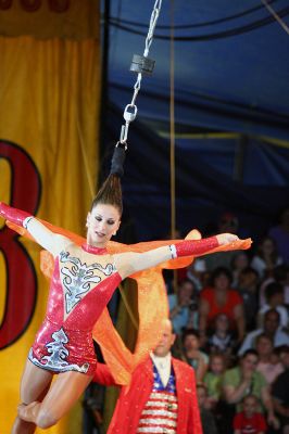 Three-Ring Circus
Cole Brothers Circus of the Stars recently rolled into Rochester on June 25 and 26 for a series of four shows over the course of two days under the Big Top pitched in the field adjacent to the Plumb Corner Mall. (Photo by Robert Chiarito).
