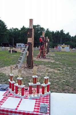 Rochester Woodsman Show 2007
One of the highlights of the annual Rochester Country Fair was the Woodsman Show and Competition held on Friday night, August 17. (Photo by Robert Chiarito).
