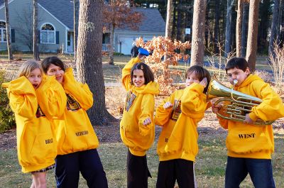 Rochester Crimebusters
The Crimebusters, a Destination Imagination team from Rochesters Memorial School, won first place for their challenge at the recent Region 10 tournament. The team will be going on to the State Finals on Saturday, April 12 in Worcester, MA. The team is comprised of Grade 4 and 5 students and this is their third year together. Team members include Victoria Medeiros, Sara Lafrance, Kyle Rood, Conner West and Sarah Braza. (Photo courtesy of Kerry Bulman).
