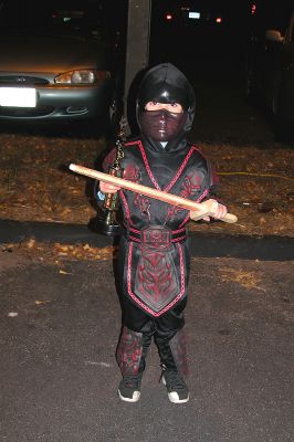 Rochester Halloween Party
Mason Taft won first place in the "Preschool/Kindergarten" category in Rochester's annual Halloween Party Costume Contest held on Monday, October 29, 2007. (Photo by Deborah Silva).
