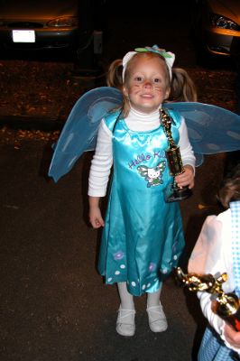 Rochester Halloween Party
Tiana Viveiros won third place in the "Preschool/Kindergarten" category in Rochester's annual Halloween Party Costume Contest held on Monday, October 29, 2007. (Photo by Deborah Silva).
